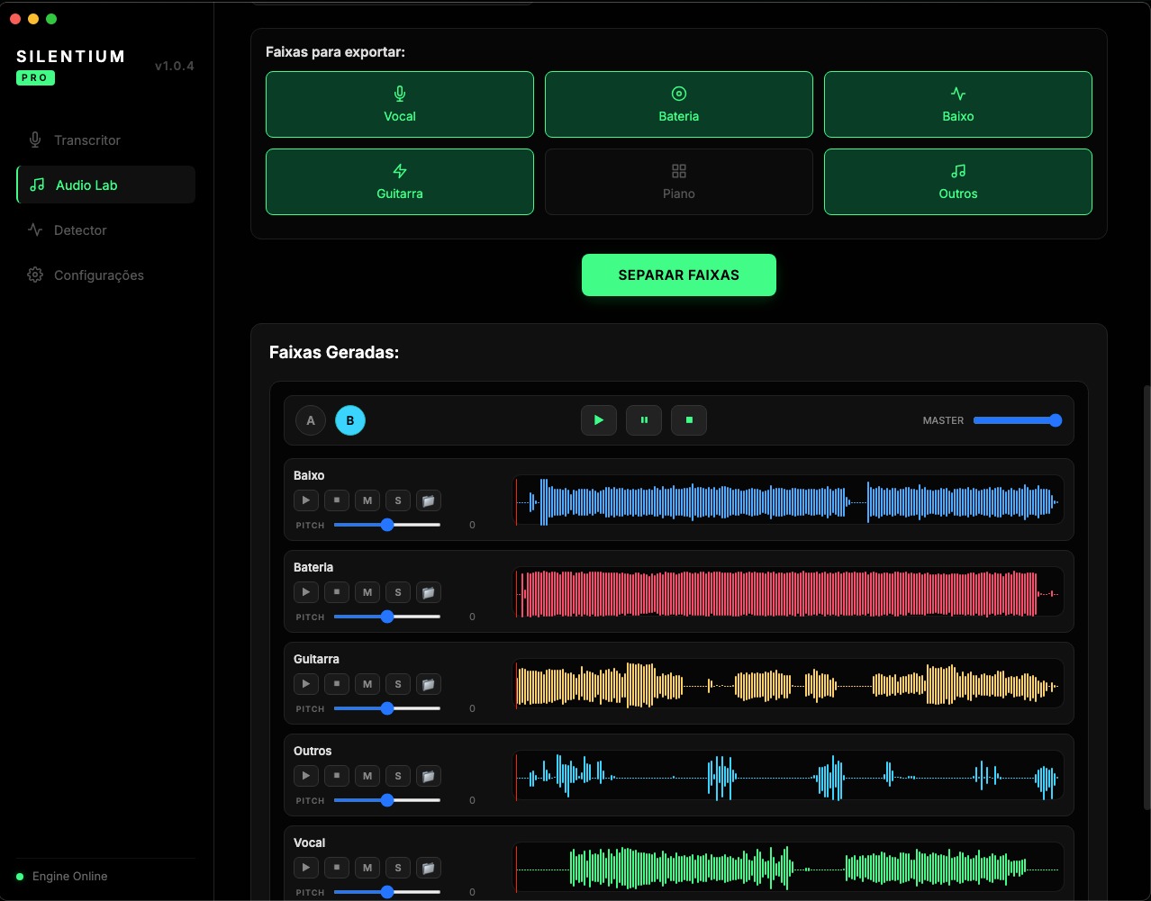 Interface Silentium Pro Audio Lab